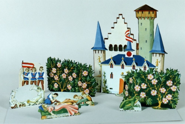 Modellbogen Dornröschen